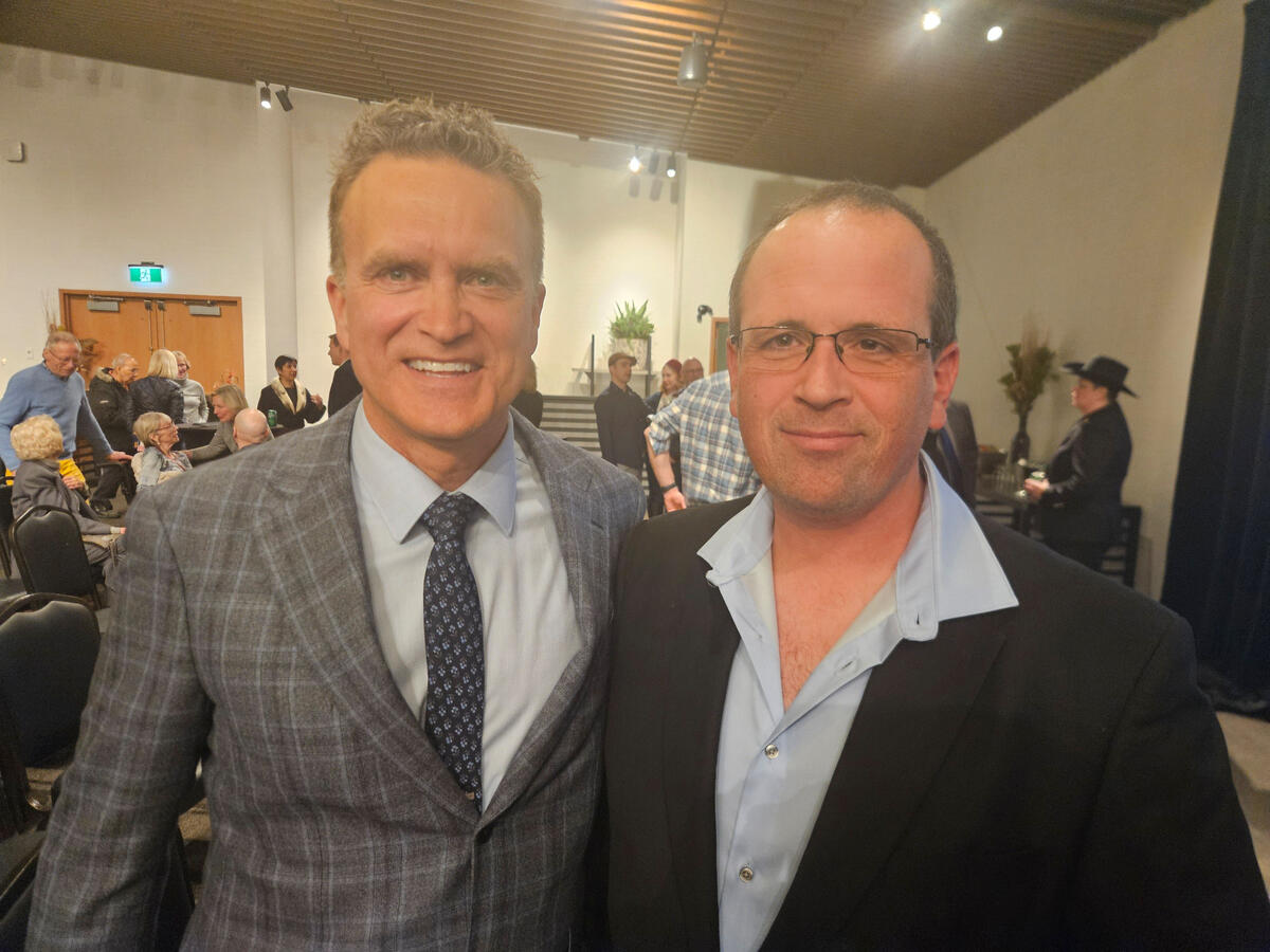 Me and MLA Peter Guthrie at the Royal Glenora, in Edm. Me and MLA Peter Guthrie at the Royal Glenora, in Edm.